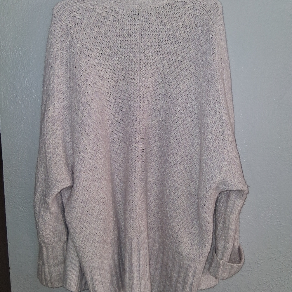 Angel Of The North  Purple Chauvet Cotton Cashmere Bland Cardigan Sweater M - Picture 7 of 7